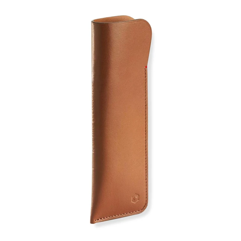 Caran d'Ache Pencil Case for 2 Pens, Leather Brown