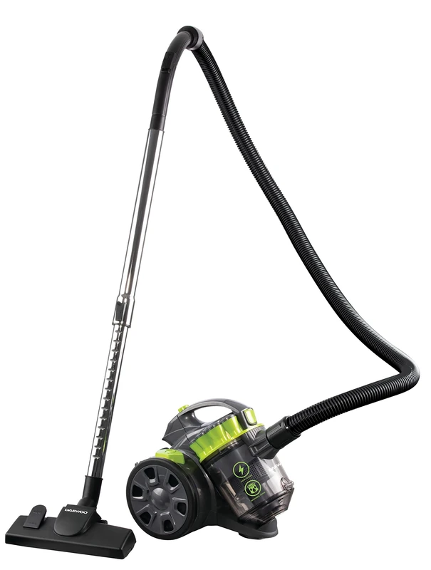 Daewoo Tornado Cyclonic 700W Cylinder Vacuum Cleaner, Powerful Lightweight Bagless Hoover with HEPA Filtration, Telescopic Tube, Multi-Floor Tool & 2L Capacity, For Carpets, Hard Floors & Upholstery
