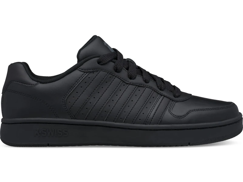 K-Swiss Men's Court Palisades Sneaker, Black/Black, 9 UK