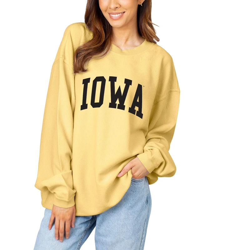 Chicka-D NCAA womens Cozy Fleece Hoodie Gold