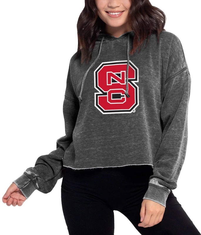 NCAA Ohio State Buckeyes Womens Campus Hoodie, Charcoal, Small