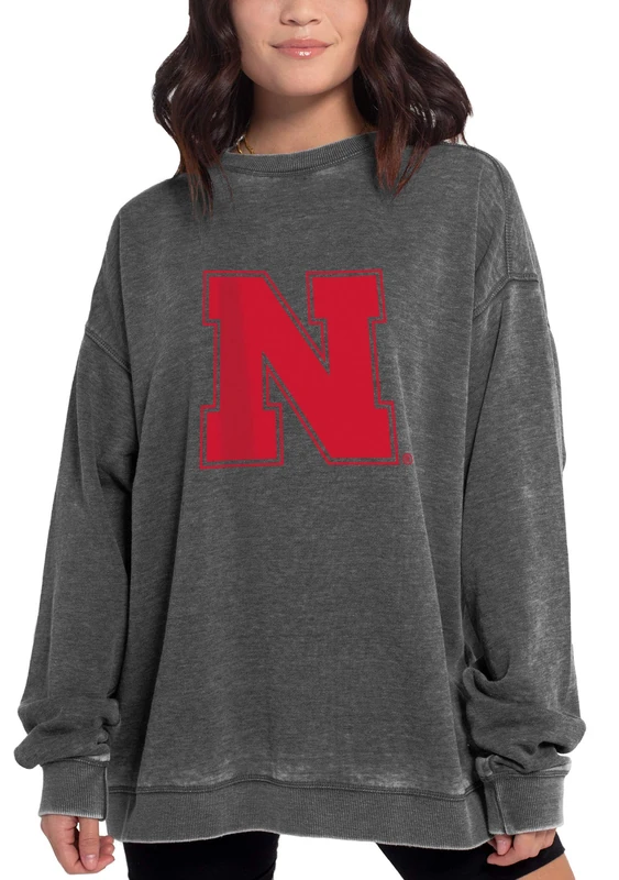 Chicka-D NCAA womens Campus Pullover Charcoal
