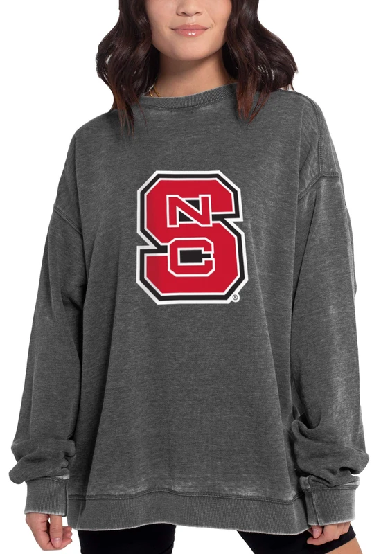 Chicka-D NCAA womens Campus Pullover Charcoal