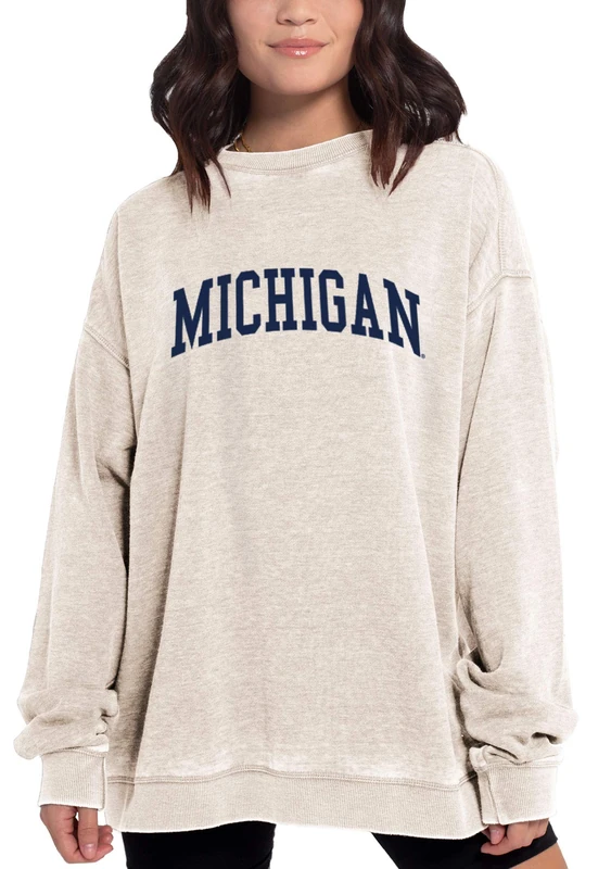 Chicka-D NCAA womens Burnout Fleece Pullover