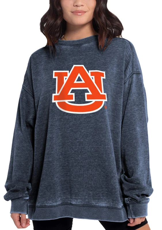 Chicka-D NCAA Auburn Tigers Womens Campus Pullover, Ink, Large