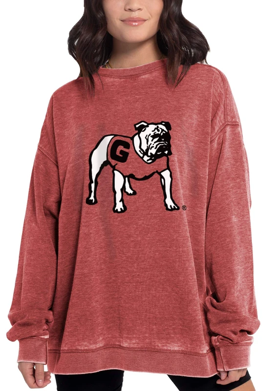 Chicka-D NCAA womens Campus Pullover Cardinal