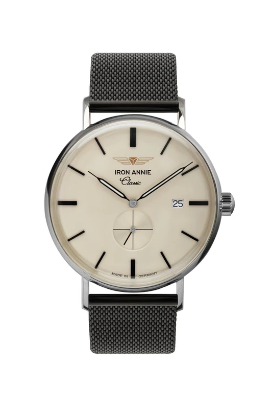 Iron Annie, Classic, Quartz, 5938M-5, Black/Beige, Classic