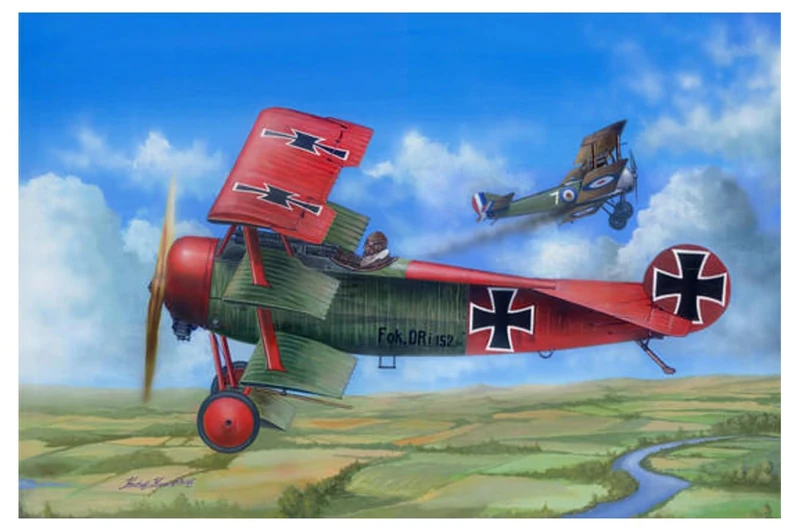 I Love Kit 1:24 Fokker Dr. I - Detailed Scale Model Kit