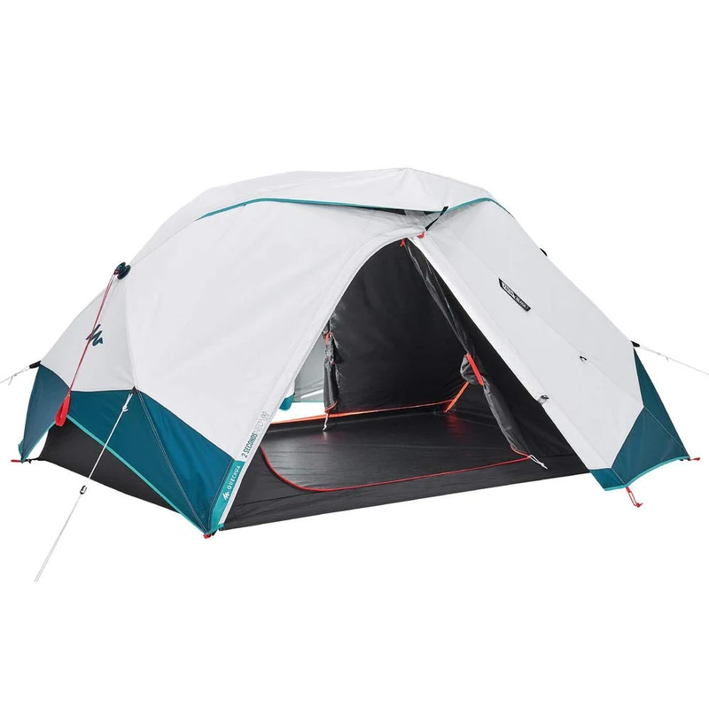 Quechua Camping Tent - 2 Seconds Easy - 2 Seater - Fresh & Black - Image 1