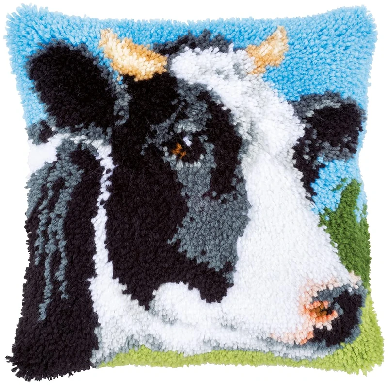 Vervaco PN-0167994 Latch Hook Cushion 40 x 40 cm Multi-Coloured