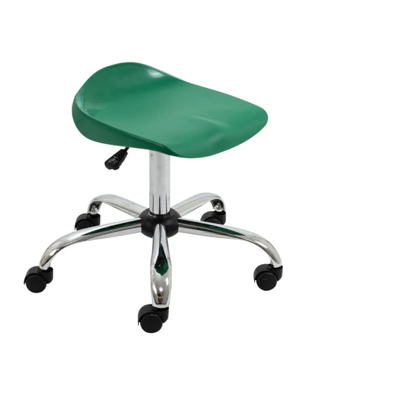 TC Group 11+ Years Green Swivel Stool with Castors
