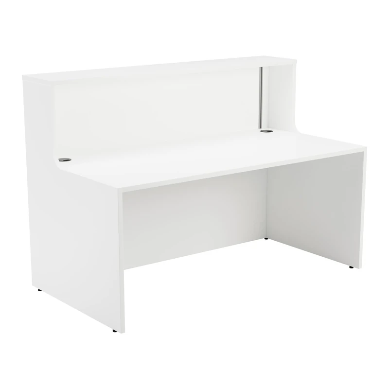 Office Hippo Reception Desk, Unit, Table, Office, White, 166 x 89 x 116.5