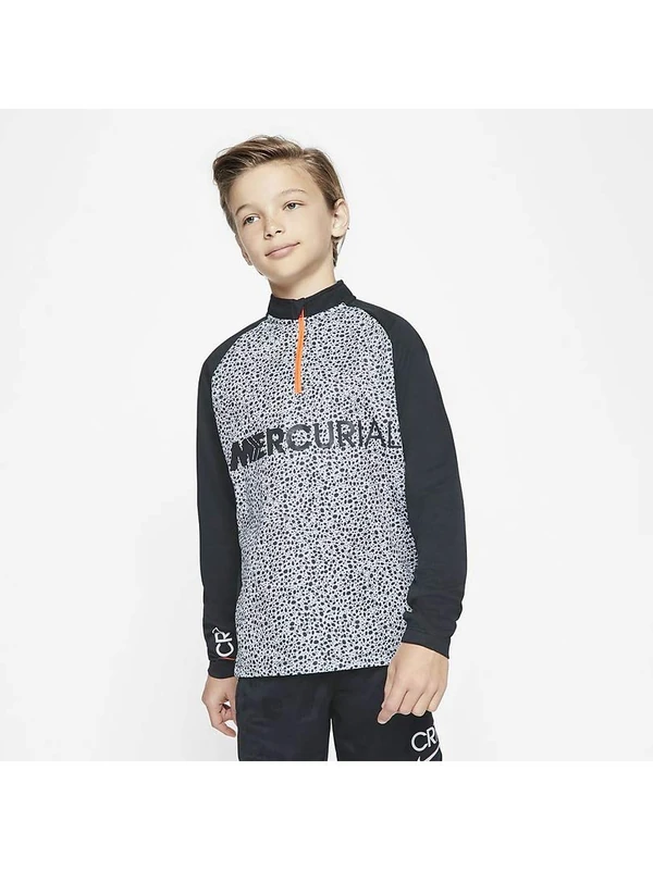 Nike CR7 B Dry Academy Dril Top Sweatshirt Black/White XL