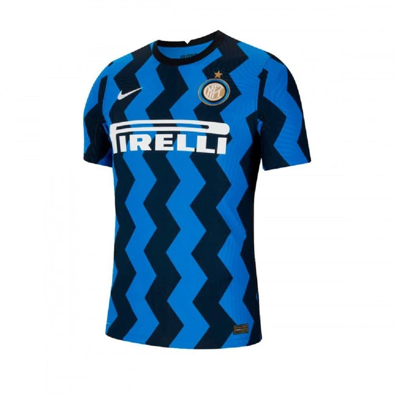 Nike Inter M Vapor MTCH JSY Ss HM T-Shirt - Blue Spark/(White) (Full Sponsor), Large