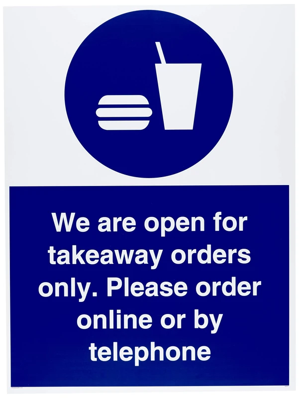 We are open for takeaway orders only. Please order online or by telephone