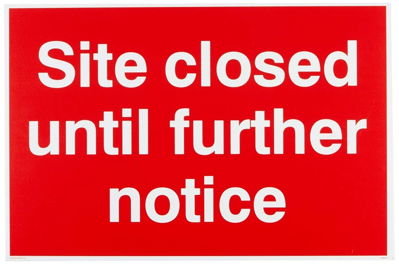 Site closed until further notice