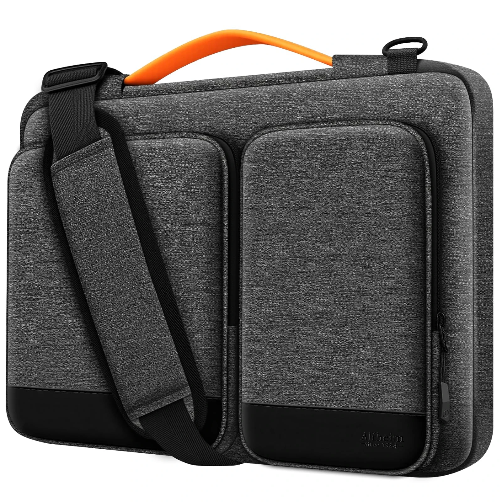 Alfheim Laptop Bag 14-14.2 inch Waterproof Shockproof Lightweight MacBook Air 15 Laptop Briefcase, Compatible with ASUS Lenovo Dell Samsung