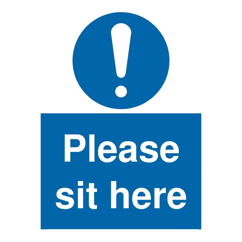 Please sit here