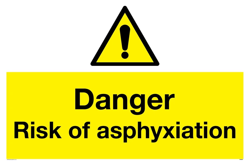 Danger risk of asphyxiation