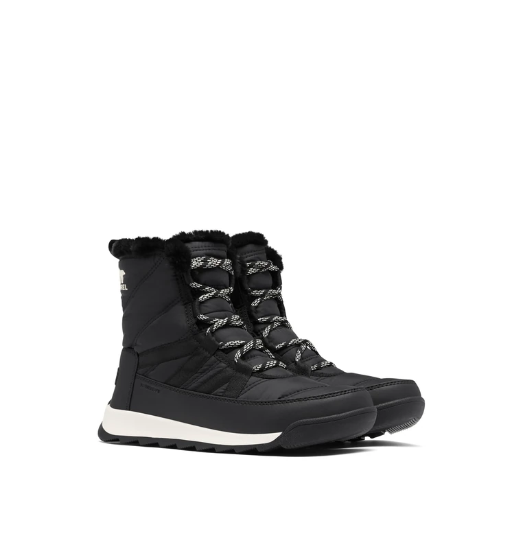 Sorel WHITNEY II SHORT LACE WATERPROOF snow boots for Women's, Black (Black), 4 UK