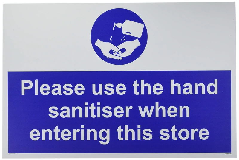 Please use the hand sanitizer