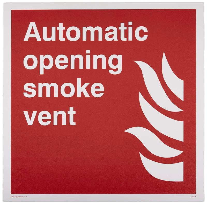 Automatic opening smoke vent