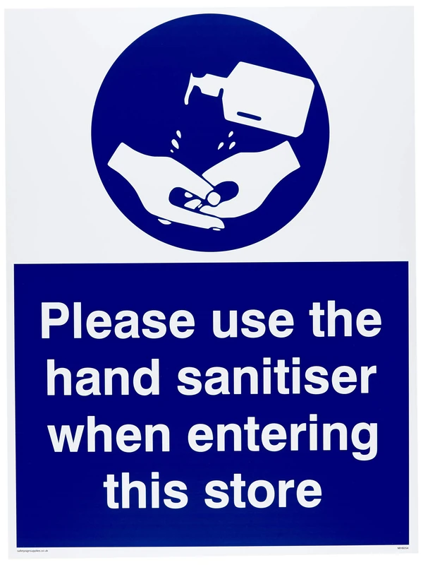 Please use the hand sanitizer - Image 1