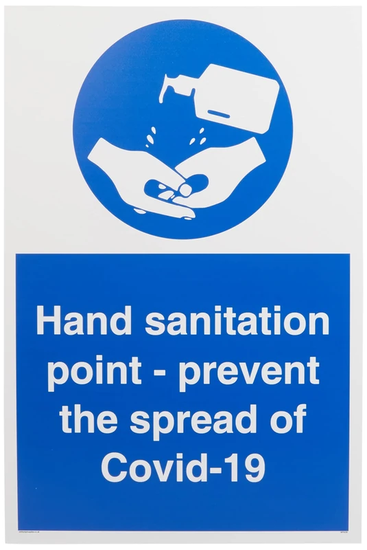 Hand sanitation point - prevent the spread of Covid-19