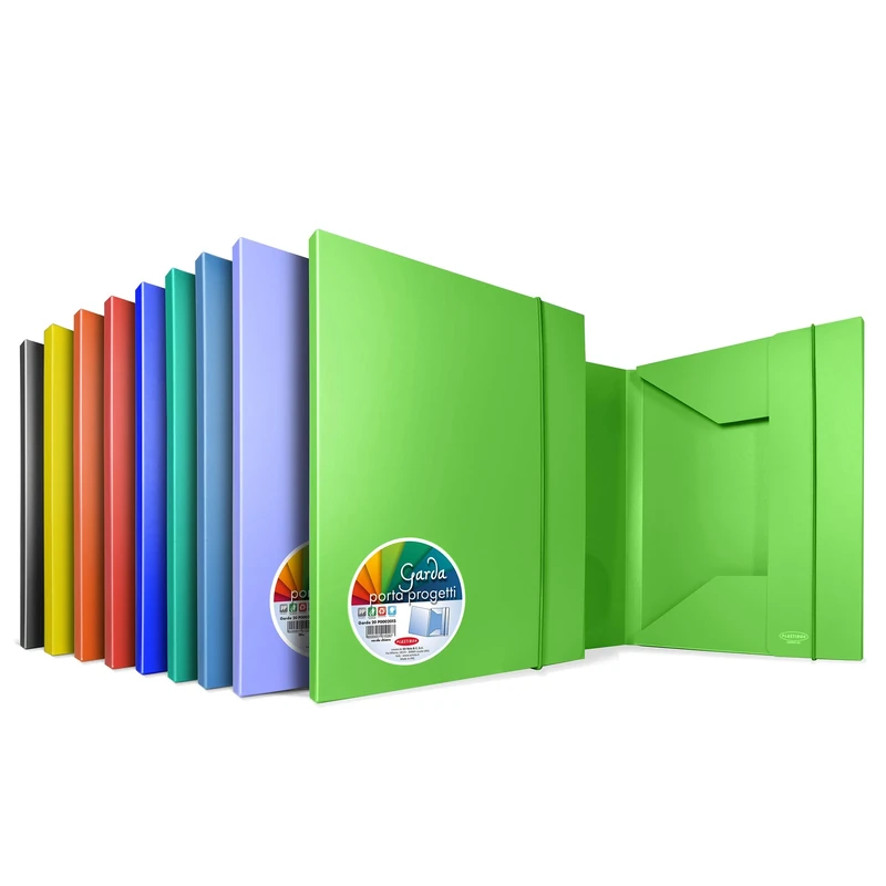 SEI ROTA 89348 Garda PP Folders, Spine 30 mm, Assorted Colours - Image 1