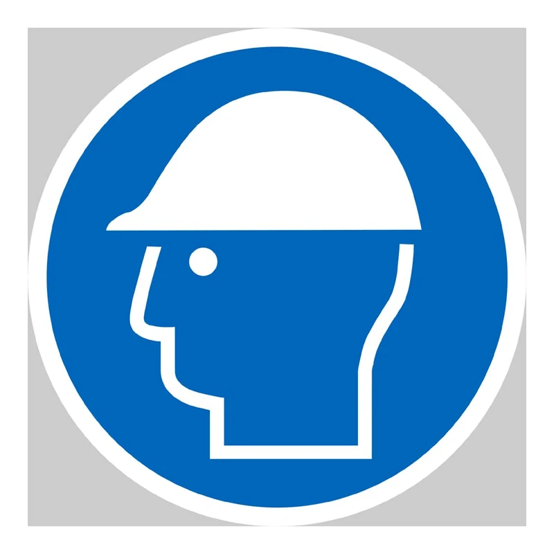 Hard hat symbol floor graphic