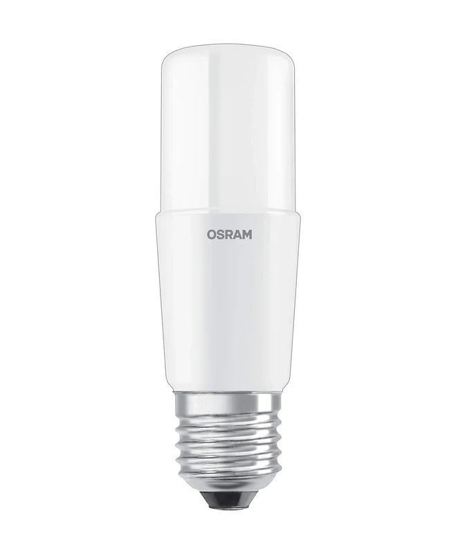 OSRAM LED Lamps, Classic Stick, 10 W, Frosted, Set of 10, 75 W-Replacement E27