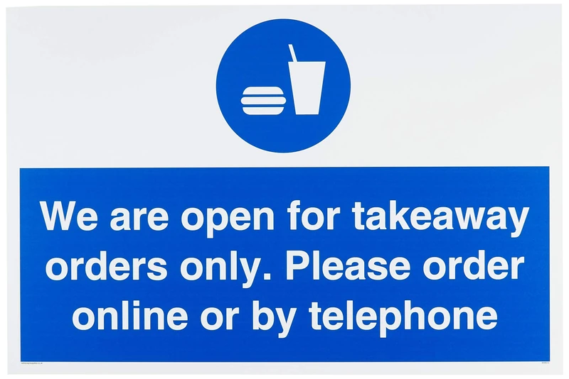 We are open for takeaway orders only. Please order online or by telephone