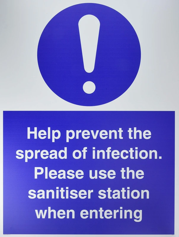 Help prevent the spread of infection. Please use the sanitiser station when entering