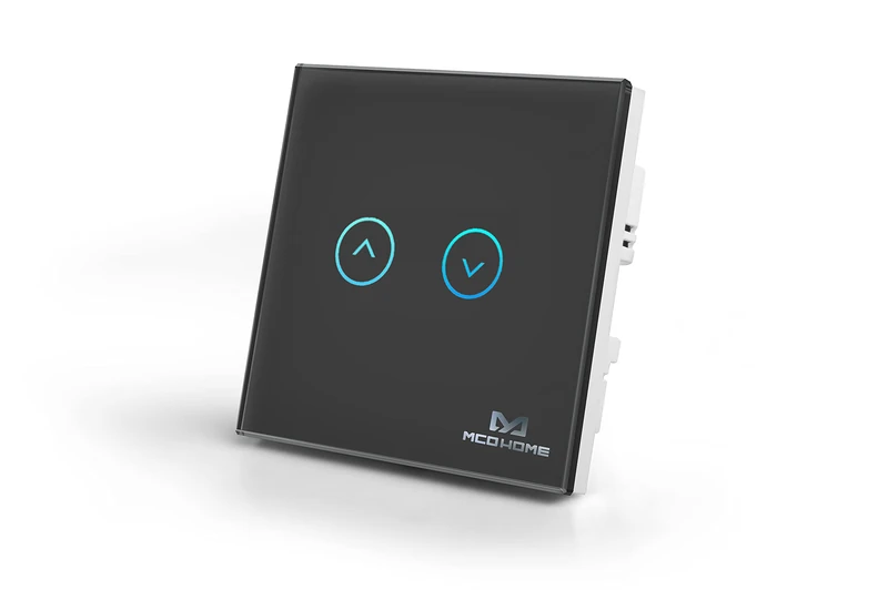 MCO Home Z-Wave Blinds and Shutters Controller with Touch Panel, MH-C321, Black