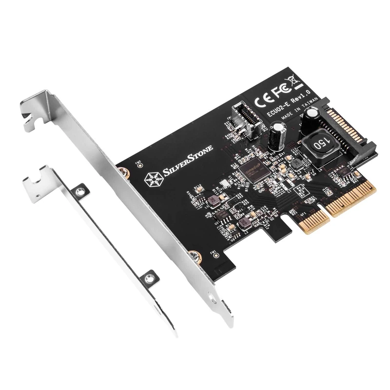 Silverstone ECU02-E carte et adaptateur d'interfaces Interne USB 3.2 Gen 2 (3.1 Gen 2) - Image 1