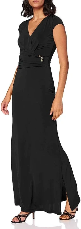 Roberto Cavalli Women's D2IVB467 Casual Dress, Black, 10
