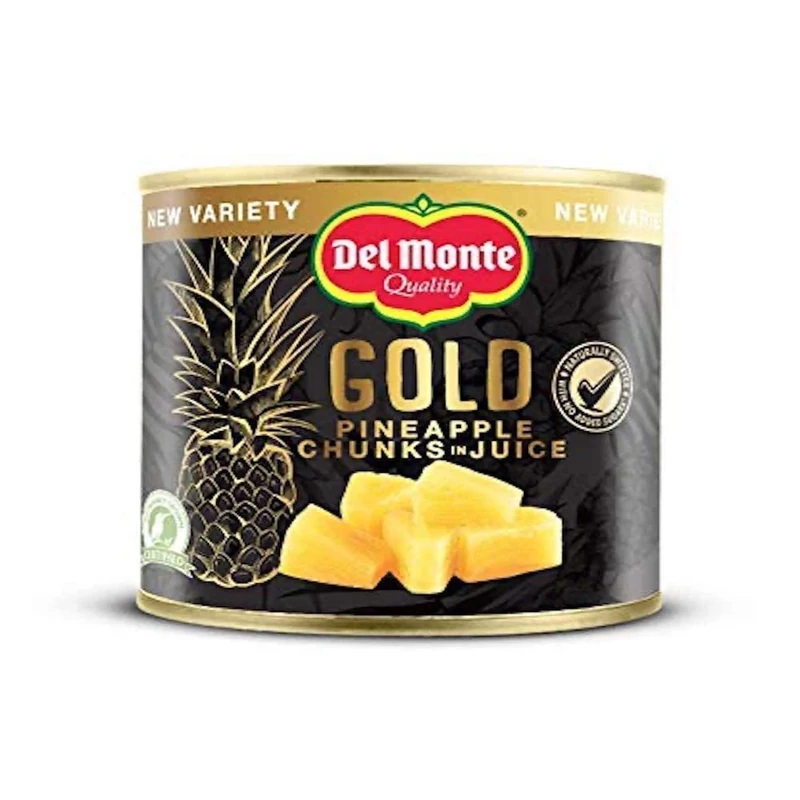 Del Monte Gold Pineapple Chunks in Juice 435g (Pack of 12)