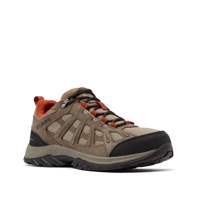 Columbia Men's Redmond 3 WP waterproof low rise hiking shoes, Brown (Pebble x Dark Sienna), 7.5 UK