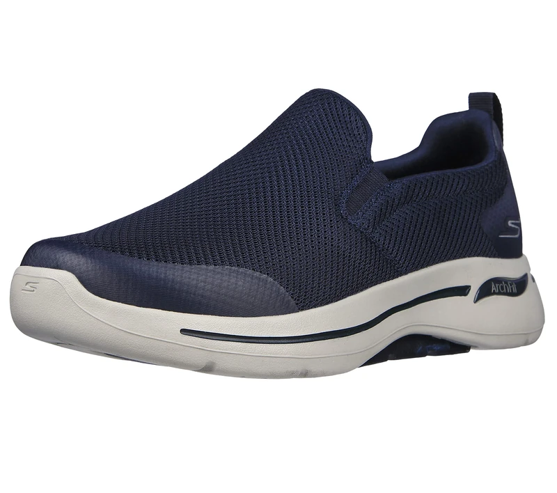 GO Walk Arch FIT-TOGPATH Mens Trainers Navy/Light Blue