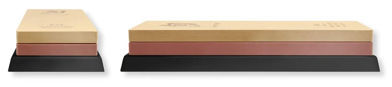 KAI Shun Combination Sharpening Stone, grit: 1000/4000 - Japanese Knife Sharpener for fine Sharpening and polishing - Sharpening Stone 1000 4000 Whetstone for Knives Dimensions: 21 x 7 x 3 cm