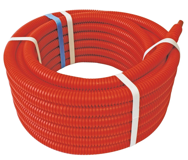 SOMATHERM FOR YOU 113-12-50i Crown, m, PER Tube Diameter 12 mm, red Coated Ring, Easy and Quick to use, Gray, 50 Mètres