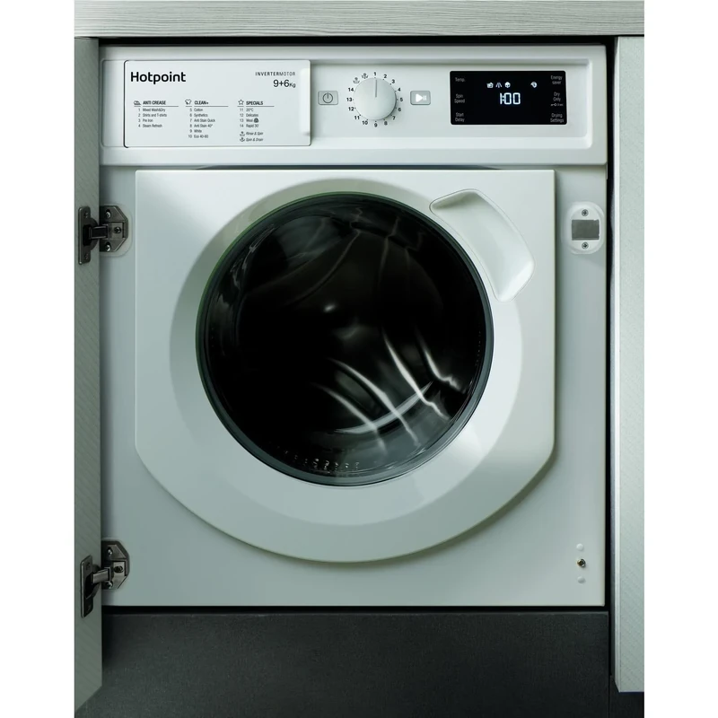 Hotpoint BI WDHG 961484 UK Built-In Washer Dryer 9KG 1400RPM White