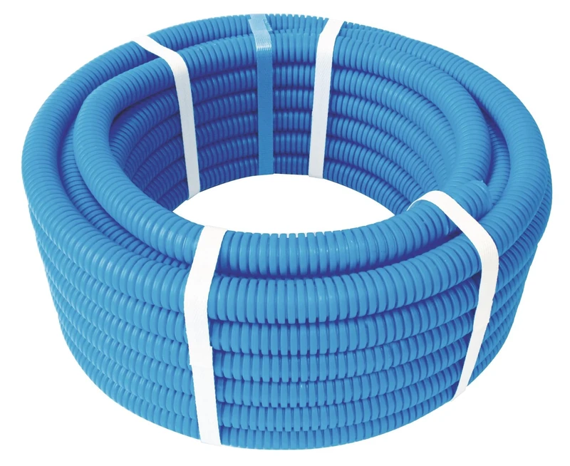SOMATHERM for You, Blue sheathed PER Tube Crown Ø16-50 m, Quick and Easy Installation, Compatible with All PER Connections, Ideal for Drinking Water Networks and Heating
