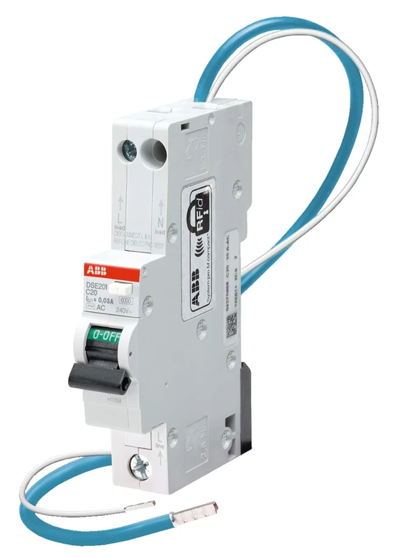 ABB DSE201 B16 Residual Current Circuit Breaker, 30 Amp Current (2CSR255151R1165)