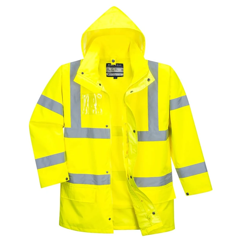 Portwest S765 Hi-Vis 5-in-1 Essential Jacket Long Sleeve Inner Chest Pocket