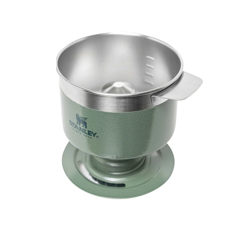 Stanley 1913 Perfect Brew Pour Over - Makes 1-6 Cups - Reusable Filter - No Disposable Paper Filters Needed - Compatible with Stanley 1913 Bottles - BPA-Free - Easy-Clean Stainless Steel - Green