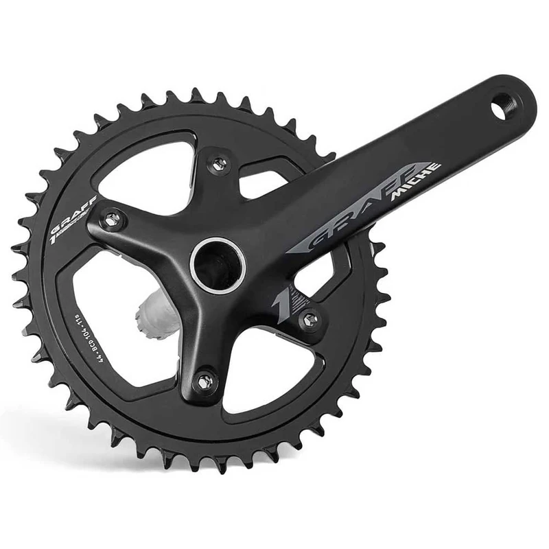 Miche Graff One 11/12 Speed Gravel Crankset, Black, 175mm 42t