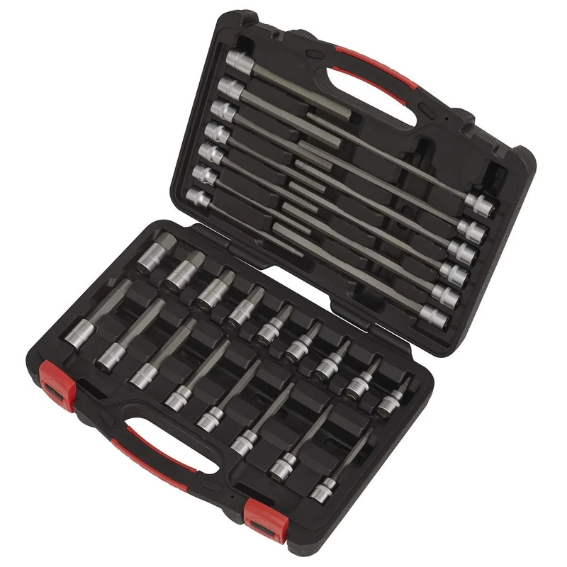Sealey AK89000 30pc 3/8"Sq Drive Hex Socket Bit Set