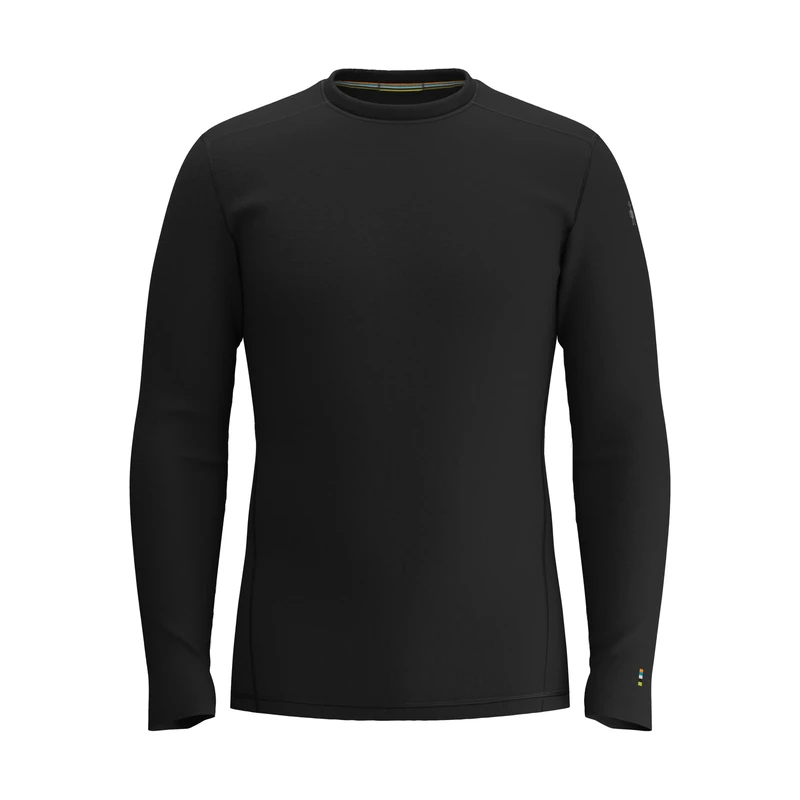 Smartwool Classic Thermal Merino Wool Base Layer, Men's Thermal Base Layer & Crew Neck Long Sleeve Sweater, Lightweight & Breathable Natural Merino Men's Clothing & Fashion - Black, M
