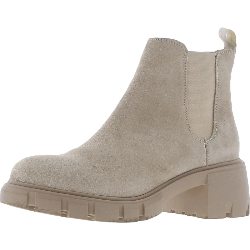 Steve Madden Women's Howler Ankle Boot, Sand Suede, 8 UK